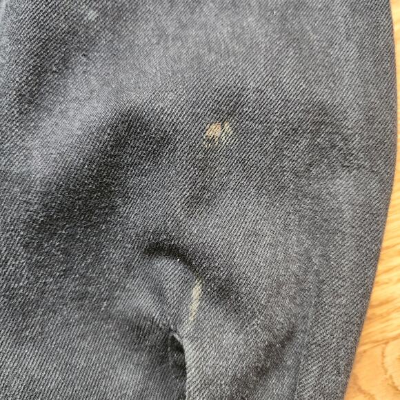 Vtg Todays News Denim Jean Jacket Mens Size Small Black Button Up Ghost Dance - Picture 13 of 13